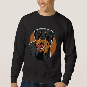 Rottweiler Dog Lover Design Sweatshirt