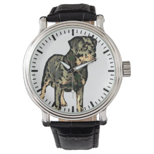 Rottweiler Dog Men's fashion watch