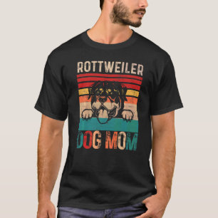 Rottweiler Dog Mum Mother Owner Rottweilers Dogs W T-Shirt