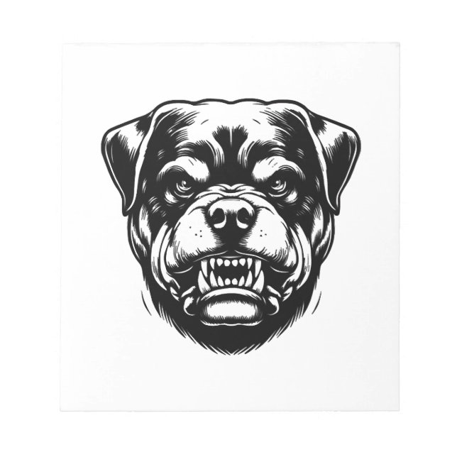 Rottweiler Dog  Notepad (Front)
