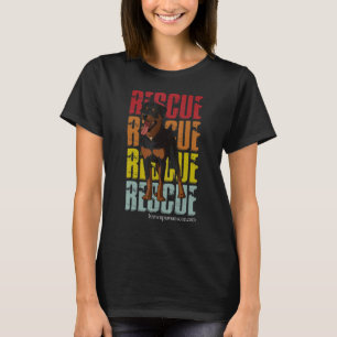Rottweiler Dog Paw Dog Rescue Puppy T-Shirt