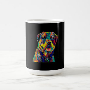 rottweiler dog premium coffee mug