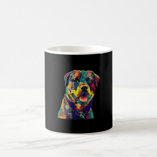 rottweiler dog premium coffee mug (Center)