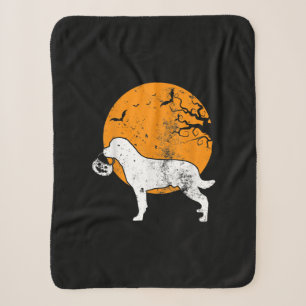 Rottweiler Dog Pumpkin Halloween Costume Gift Men Sherpa Blanket