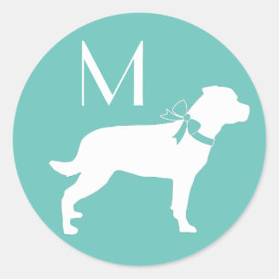 Rottweiler Dog Puppy Classic Round Sticker