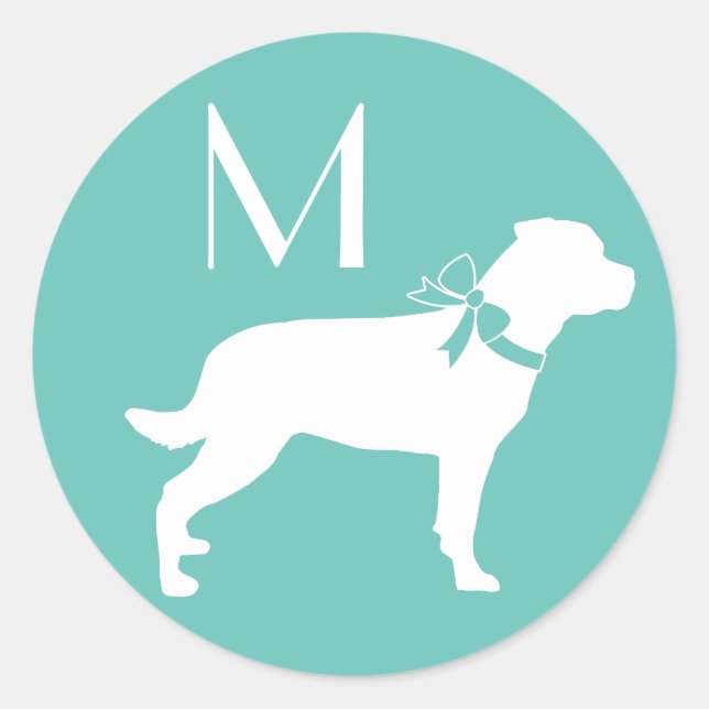 Rottweiler Dog Puppy Classic Round Sticker (Front)