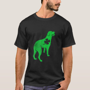 Rottweiler Dog Shamrock Heart St Pattys Day Puppy T-Shirt