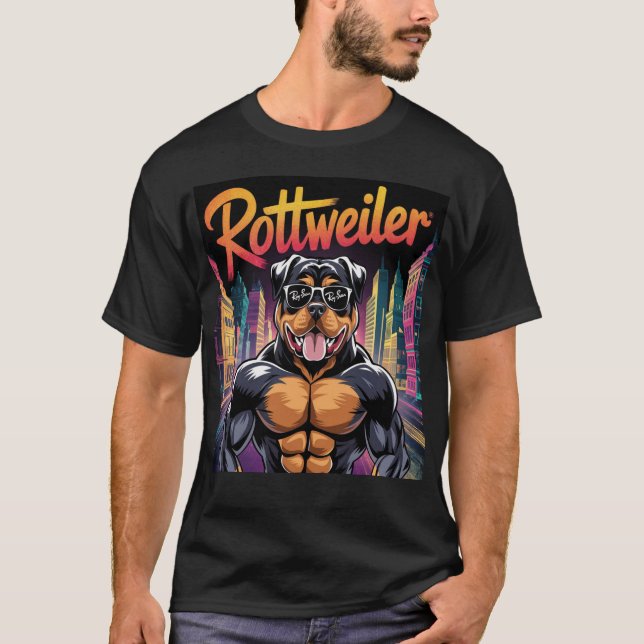 Rottweiler Dog T-Shirt (Front)