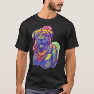 Rottweiler Dog Watercolor Dog T-Shirt