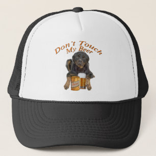 Rottweiler Don't Touch My Beer Trucker Hat