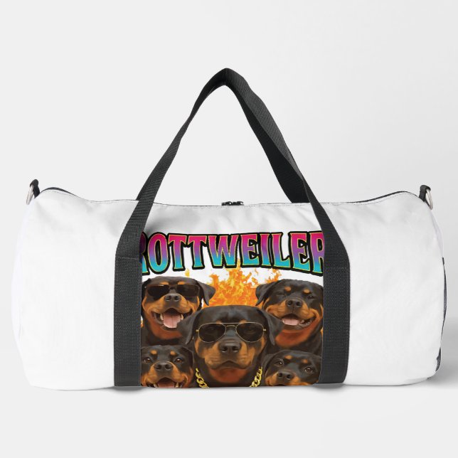 Rottweiler  duffle bag (Front)