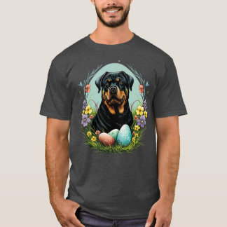 Rottweiler easter day 3 T-Shirt
