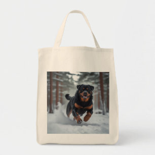 Rottweiler Elegant Grocery Tote Bag
