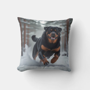 Rottweiler Elegant Throw Pillow