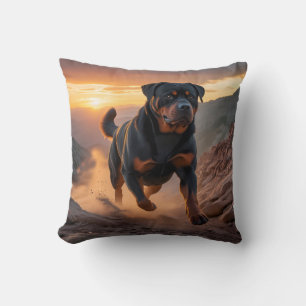 Rottweiler Elegant Throw Pillow