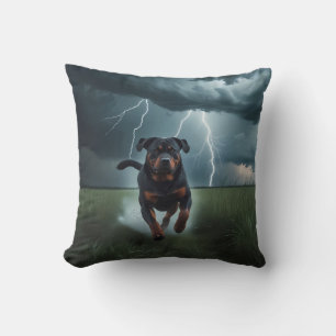 Rottweiler Elegant Throw Pillow