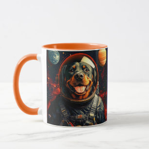 Rottweiler Explores Mug