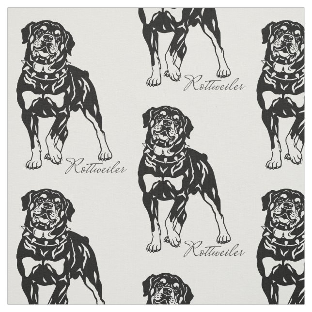 rottweiler fabric (Swatch)