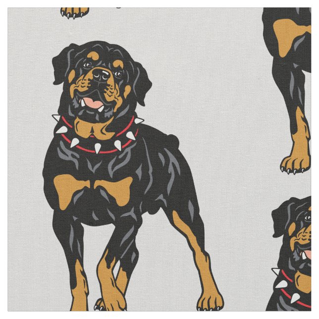rottweiler fabric (Close Up)