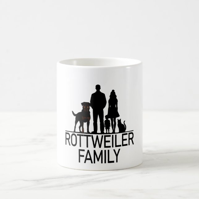 Rottweiler, Family Coffee Mug (Center)