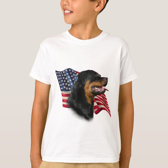 Rottweiler Flag T-Shirt (Front)