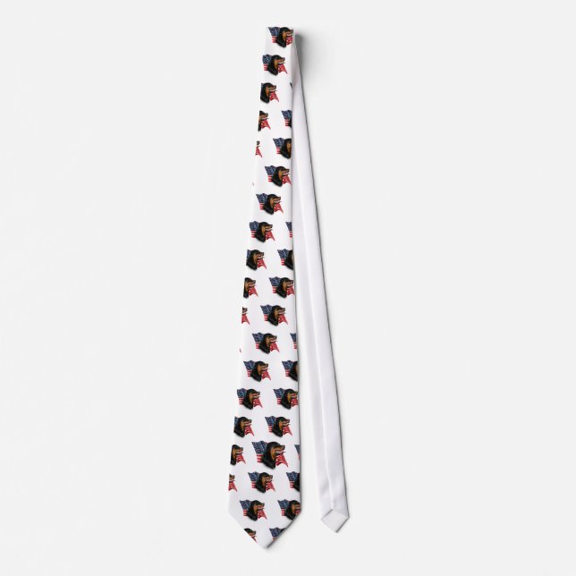 Rottweiler Flag Tie (Front)