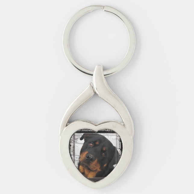 rottweiler-framed key ring (Front)