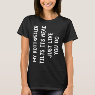 Rottweiler Funny Dog Lover Gift Cute Women Men Kid T-Shirt