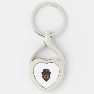 Rottweiler Gangster  Key Ring