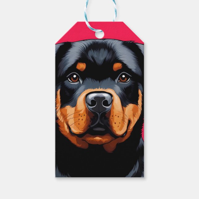 Rottweiler Gift Tags (Front)