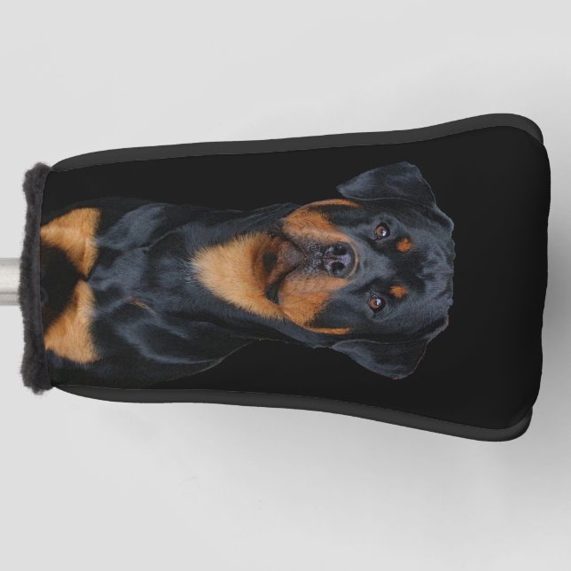 Rottweiler   golf head cover (Front)