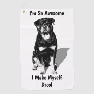 Rottweiler Golf Towel