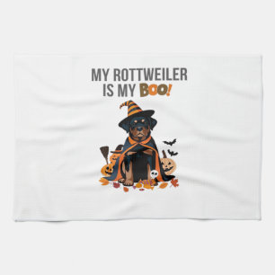 Rottweiler Halloween Costume  My Rottweiler is My  Tea Towel