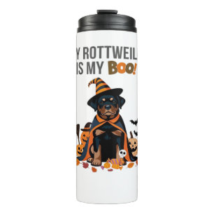 Rottweiler Halloween Costume  My Rottweiler is My  Thermal Tumbler