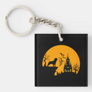 Rottweiler Halloween Key Ring
