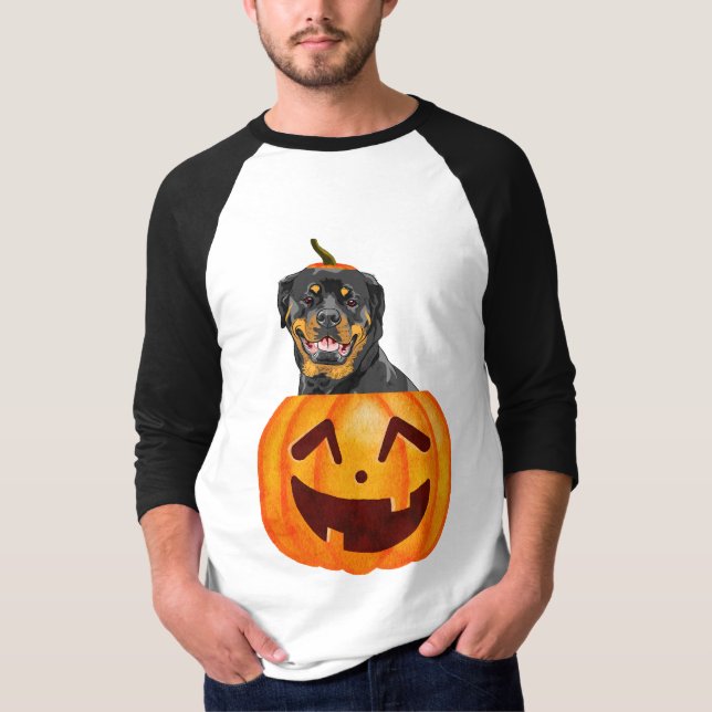 Rottweiler Halloween    T-Shirt (Front)
