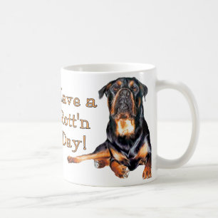 Rottweiler Have A Rotten Day Coffee Mug