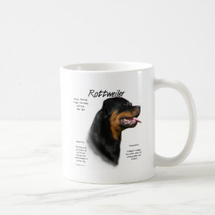 Rottweiler History Design Coffee Mug