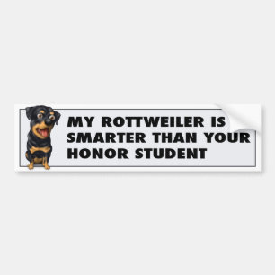 Rottweiler Honour Bumper Sticker