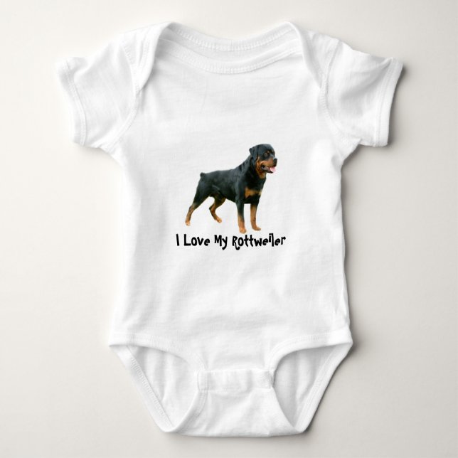 Rottweiler Infant Creeper (Front)