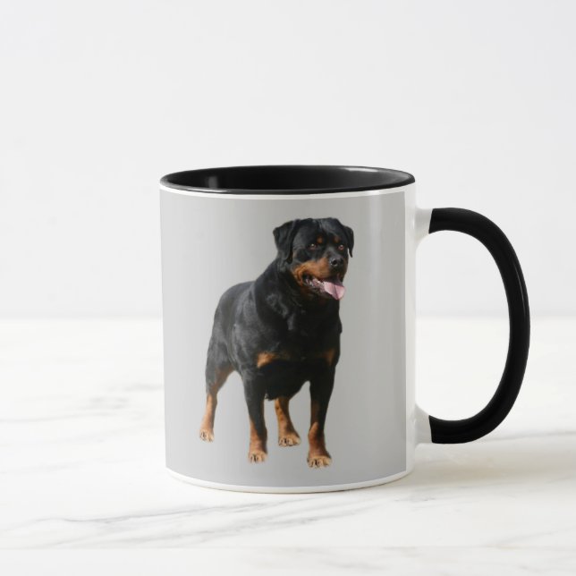 Rottweiler Intelligence, Loyal and Loving Mug (Right)