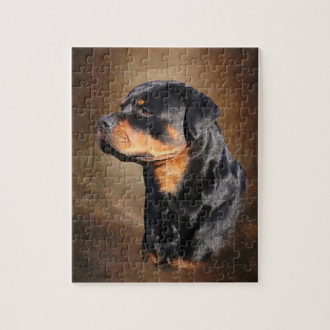 Rottweiler Jigsaw Puzzle (Vertical)