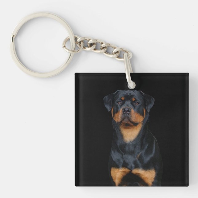 Rottweiler  key ring (Front)