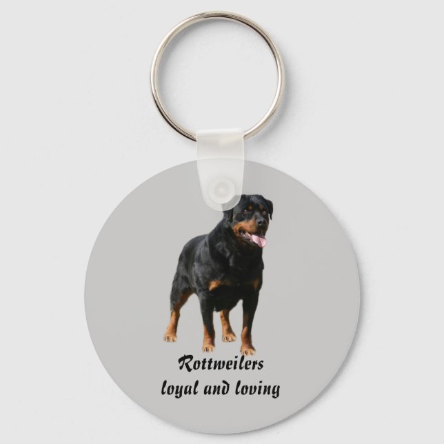 Rottweiler Keychain (Front)