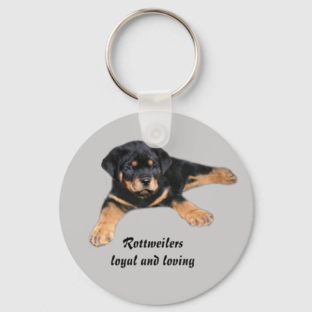 Rottweiler Keychain (Front)