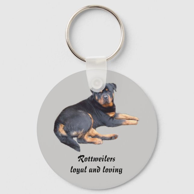 Rottweiler Keychain (Front)