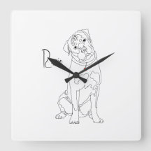 Rottweiler Line Art with Name