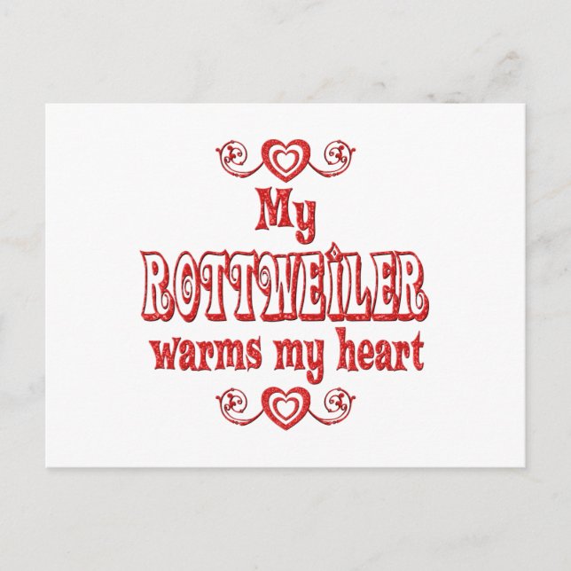 ROTTWEILER Love Postcard (Front)