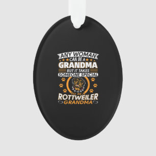 rottweiler lover grandma best gift idea rottweiler ornament