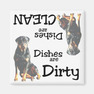 Rottweiler Lovers Dishwasher Magnet
